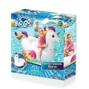 NIB. BESTWAY H2OGO! Fantasy Unicorn Ride On Pool Float